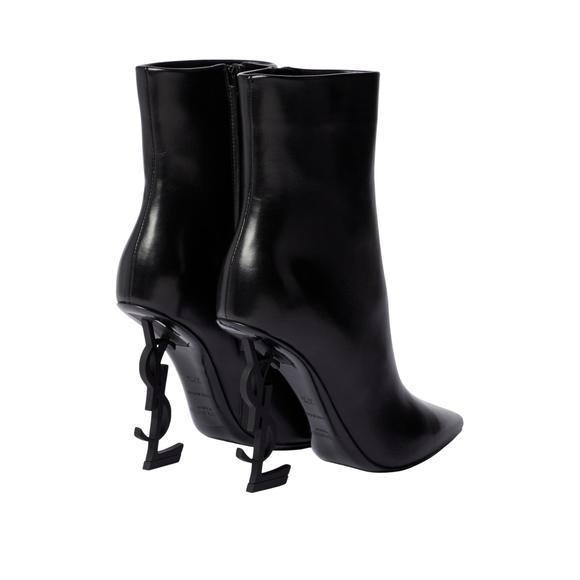 Saint Laurent - Opyum 105mm Leather Ankle boots - IT 39 - Picture 5 of 9
